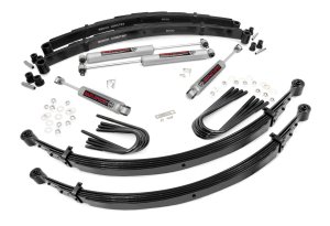 Chevrolet K20 Suburban Suspension Lift Kit - Front + Rear - Rough Country - 2 Inch Lift | 52 Inch Rear Springs | Premium N3 Shocks - '77-'86